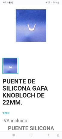 Buenas noches
Vendo las gafas knobloch de las fotos. En buen estado, con todas sus tuercas y tornillos 20