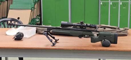 Hola a todos.
Vendo Sako Trg 42 verde fosfatado.
Muy poco uso, como mucho 4-5 cajas de munición.
Precio 00