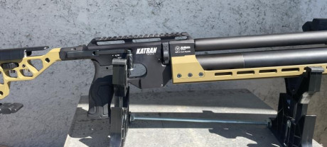 Tengo que empezar a vaciar el armero de pcp por exceso, Carabina Katran NX HP Olive calibre 5,5 con regulador 02