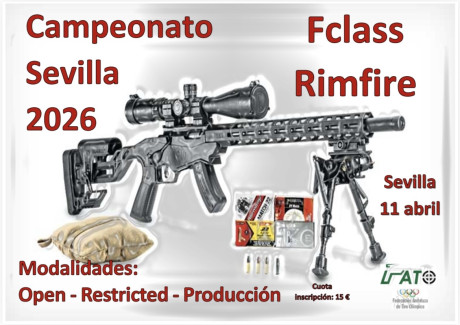 ÚLTIMA ACTUALIZACIÓN: 29/01/2024

 Actualmente hay pocas competiciones de F-Class. Consulta en tu club, 30