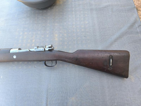 INUTILIZADA. Se vende carabina argentina modelo caballería 1909. 350€ mas portes. Preferible recogida 11