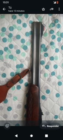 Vendo rifle exprés superpuesto Bettinsoli, calibre 9,3x74.
En perfecto estado. Monturas desmontables y 02