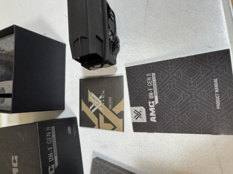 Visor holográfico Vortex AMG® UH-1® GEN II, solo estrenado, garantía de por vida Vortex.
De lo mejor que 02