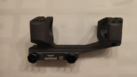Se vende Montura Warne LR-SKEL MOUNT 20MOA de 34mm de tubo. Esta nueva, montada en carabina del 22lr. 01