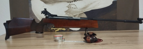 Buenas noches,

 Feinwerkbau 300 S Match , la carabina se encuentra en muy buen estado con pocos
signos 00