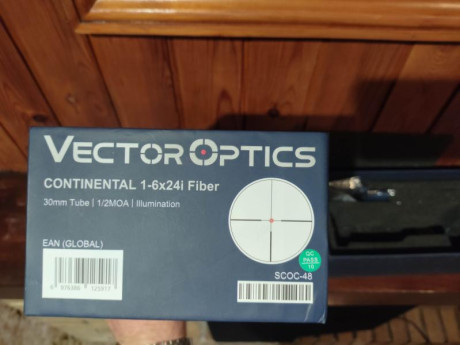 Vendo visor vector optics continental 1-6x24  fiver .se monto pero no se llego a usar ,perfecto estado 01
