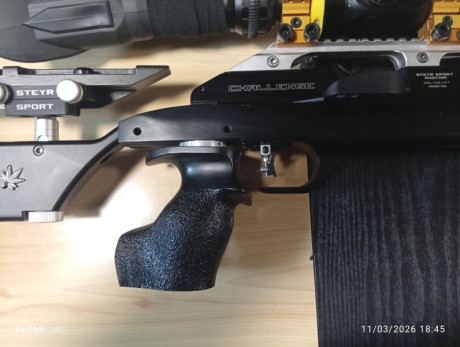 Venta de carabina Steyr challenge mas visor Falcon T50.
Por 2500€, mas gastos de envio por NACEX.
Esta 22