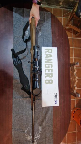 De un amigo, Sako 85 Bavarian en calibre 270wsm, pelo, anillas Sako de 30 y Steiner Ranger X8 de 2-16x50 02