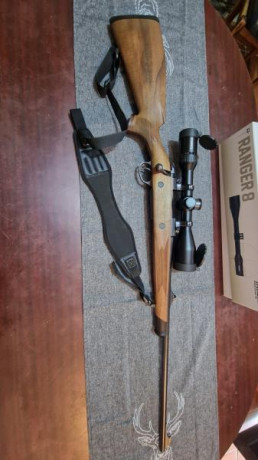 De un amigo, Sako 85 Bavarian en calibre 270wsm, pelo, anillas Sako de 30 y Steiner Ranger X8 de 2-16x50 01