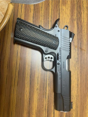 Se vende Remington R1 Enhanced.
Pistola 1911 en 9 Pb.
Mira Novak ajustable y punto de mira fibra óptica.
2 01