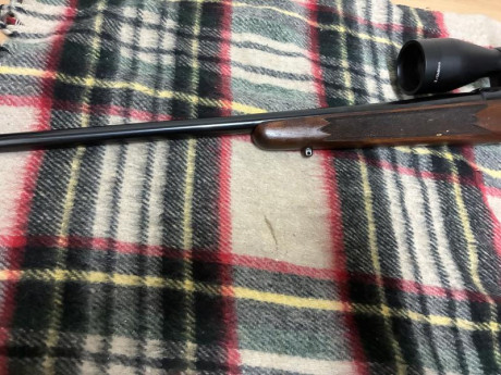 Vendo Sako L691 en calibre 30-06, lleva anillas fijas y visor mitten 2-12x50. La reticula iluminada falla. 01