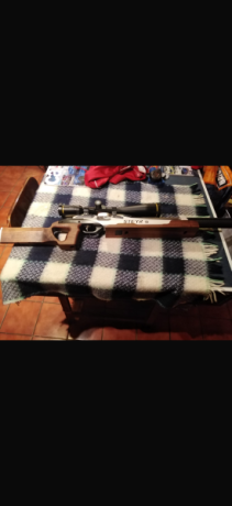 Saludos gente del foro, un amigo , Goyo, vende su preparadisima carabina Pcp para BR 25 , Steyr , con 02