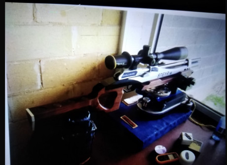 Saludos gente del foro, un amigo , Goyo, vende su preparadisima carabina Pcp para BR 25 , Steyr , con 00