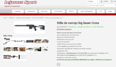 Hola, que os parece este rifle... ? la verdad he buscado y no he encontrado que se vendiera aquí, alguien 80