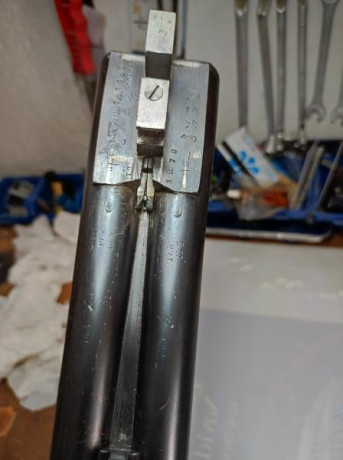 Marca : Aguirre y Aranzabal, AYA.
Modelo: N4/53 Boxlock.
Calibre : 12/70, cañones demibloc con lista cóncava 00