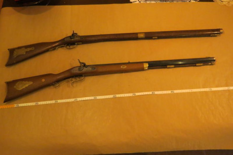 Estoy buscando un kentucky 45 de avancarga,, me es indiferente si es de pistón o pedernal. Preferiblemente 30