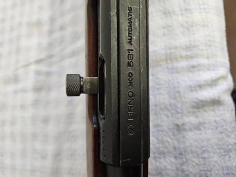 Brno semiautomática,  calibre 22 LR, en buen estado  con su correspondiente cargador. Alguna vez, las 01