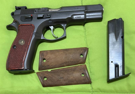 Vendo dos pistolas una P22 con dos cañones, dos cargadores y maletin de transporte, y una CZ85 con tres 10