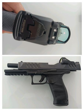 Se vende Walther PDP full size (5 pulgadas), con punto rojo Vortex Viper de 6 moas. Con 5 cargadores y 02