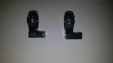 Hola a todos.
Vendo dos juegos de monturas Sako Optilock IMPECABLES como podeís comprobar en las fotos.
Precio: 01