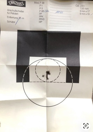 Se ofrece una magnífica pistola Walther P88 Champion 9mm de 6” y kit Walther Sport del 22Lr 6”. Estado 02