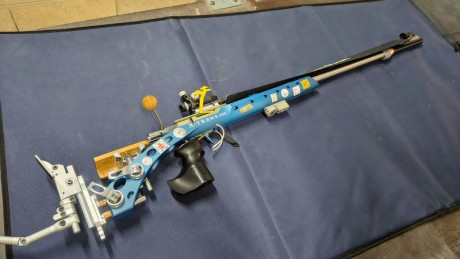 Vendo este gran rifle fabricado por el prestigioso armero francés long range Christian Salva con culata 02