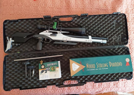 Vendo Carabina Styer Lg110 con Visor Nikko Diamond Mk3 con lo seguinte Material:


- Carabina Styer Lg110 00