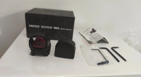 Visor de punto rojo Frenzy 1x22x26 MOS. 3 Moas 

- Incluye caja original.
- Incluye dos llaves Allen.
- 02