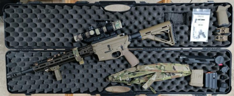 Se vende AR MP15 300BLK

Visor Vector Optics Taurus 1-6 
Montura
Guardamanos DD
Rail elevador 0,5" 10