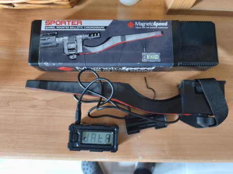 Pues. Eso vendo cronómetro magnetospeed sporter, con muy poco uso. Con envío incluido. 240€
Saludos 01