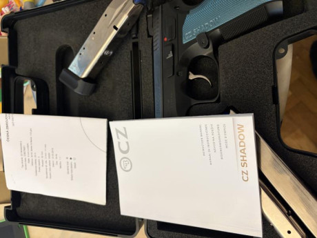 Se vende Cz Shadow en excelente estado, pocos disparos y usada para precisión, algun extra. 1500€ 61