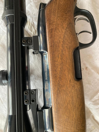 Vendo rifle Steyr Mannlicher-M calibre 30-06 Spr de cerrojo y gatillo con pelo y visor Swarovski Habicht 02