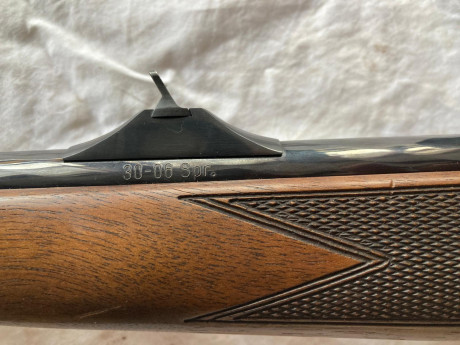 Vendo rifle Steyr Mannlicher-M calibre 30-06 Spr de cerrojo y gatillo con pelo y visor Swarovski Habicht 22