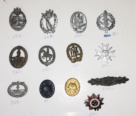 Venta de condecoraciones y medallas alemanas y alguna rusa de la Primera y Segunda guerra mundial, se 01
