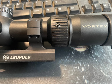 Vendo visor vortex , modelo 1-8x24 strike eagle , esta en muy buen estado, con montura leupold.Precio 00