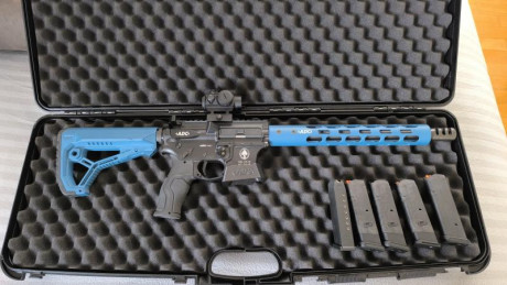 Se vende Ar9 ADC Competition, cañón de 12,5.
Solo lo he usado en una competición en Pamplona y un par 00