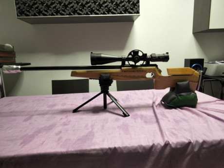 Para hacer sitio me desprendo de carabina 22LR  Feinwerkbau 2700 Universal con visor NikkoStirlig 10-40x56 80