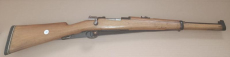 Tercerola de caballería modelo 1893, fabricada por Loewe en Berlín, recamarada al .308 W. Se encuentra 01