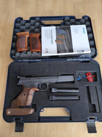 Vendo WALTHER CSP DYNAMIC, un sólo propietario, con esta pistola me clasifique Subcampeón Autonómico el 21