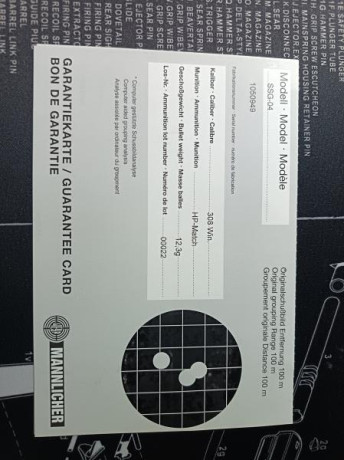 Buenas tardes, vendo rifle francotirador calibre 308, máxima calidad, con 1.200 disparos. Pido 1200 euros. 90
