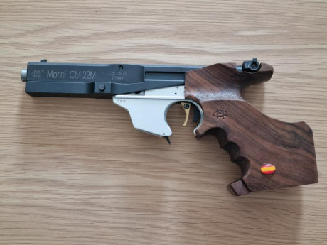 Vendida

Vendo pistola Morini CM22M super rebajada porque le falta una pieza, pero que no afecta en nada 02