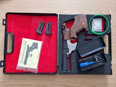 Vendida

Vendo pistola Morini CM22M super rebajada porque le falta una pieza, pero que no afecta en nada 00