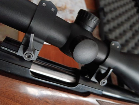 Saludos compañeros,pongo a la venta este magnífico equipo corcero total,un sabatti 222 rem. Con visor 02