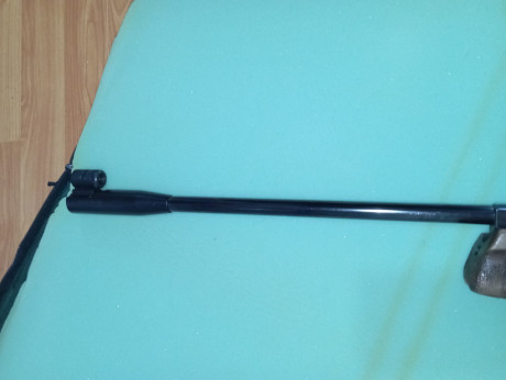 Saludos a todo el foro, hace años compre la carabina que pongo en las fotos. La deje funcionando pero 21