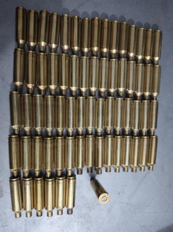 220 Vainas inertes, con un solo uso, del calibre 3006
Limpias y pulidas. 80€

190 vainas inertes, con 00