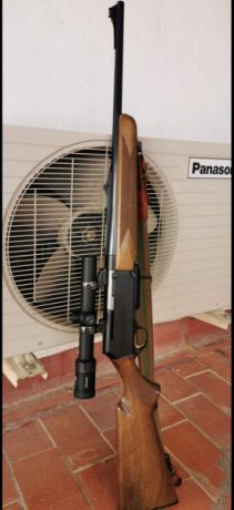 Browning Bar 2 calibre 30-06 prácticamente a estrenar. 
Monturas originales Apel y visor de montería Zeiss 00