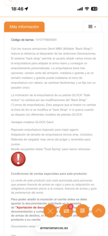 Gestiono la venta de esta Glock 17 gen4 en estado nuevo pues mi amigo no tuvo tiempo de usarla y su viuda 70