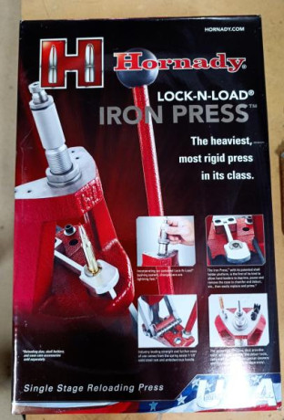 Monoestación Hornady

Se vende Prensa monoestación Hornady Lock-N-Load Iron Press
Con 13 Bushings
No tiene 00