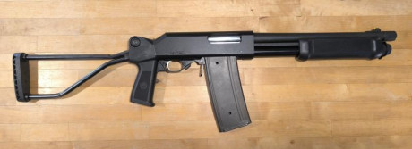 Vendo escopeta marca Valtro, modelo PM5.
Para cartucho del 12 y del 12 magnum.
En muy buen estado, culata 00