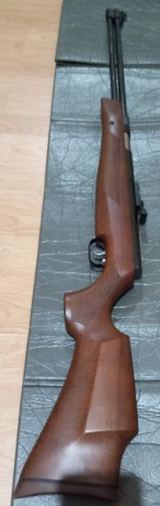 Vendo Weihrauch HW77 calibre 5,5 mm en muy buen estado.
Carabina alemana potente, fiable y muy cuidada.
Funcionamiento 02